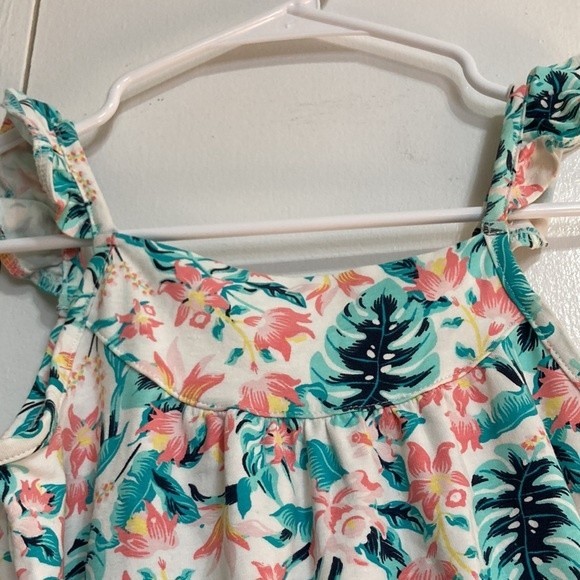 TOMMY BAHAMA Tropical Floral Sleeveless Dress Girls 5T - Picture 6 of 13